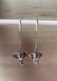 Elegant Elephants Silver Earrings