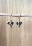 Elegant Elephants Silver Earrings