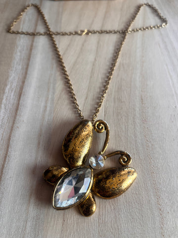 Flutter Butterfly Necklace