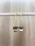 Puppy Love Gold Hoop Earrings