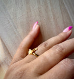 Butterfly Kiss 18kt Gold Ring