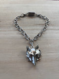 Wild Wolf Silver Bracelet