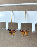 Butterfly Earrings 18kt golden earrings