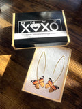 Butterfly Earrings 18kt golden earrings