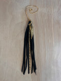 "Angels On Earth" Signature Ear Cuff ~ Black & Gold