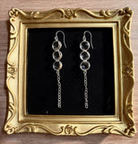Crystal Falls Sterling Silver Earrings