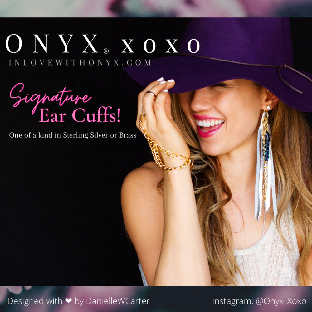 ONYX XOXO Signature Ear Cuffs