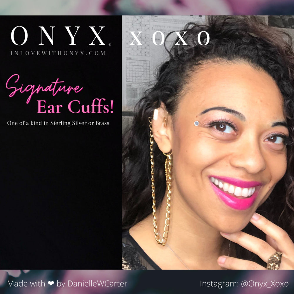 ONYX XOXO Signature Ear Cuff